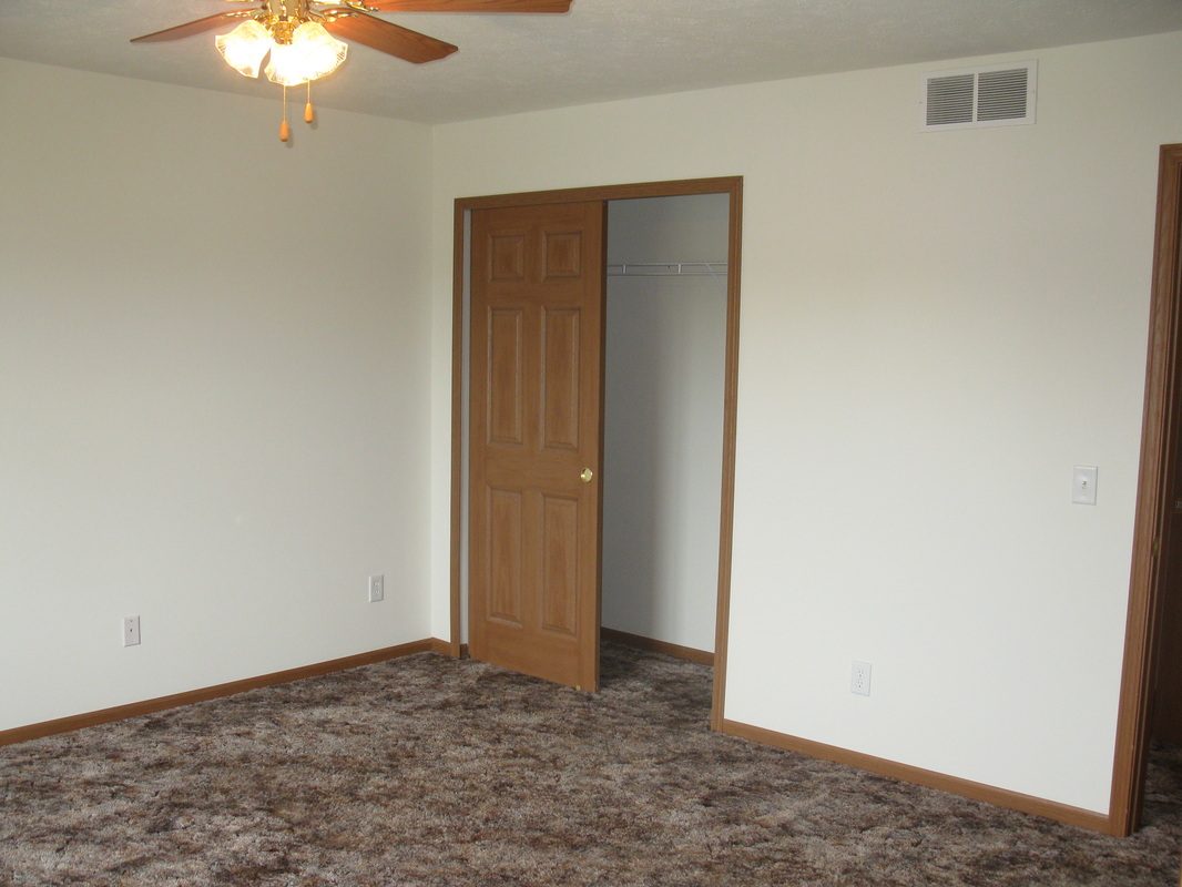 Master bedroom closet in 300 Place Town Home