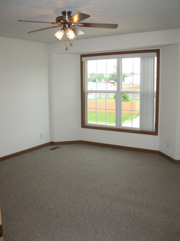 Master bedroom in 500 Place 2 bedroom town home