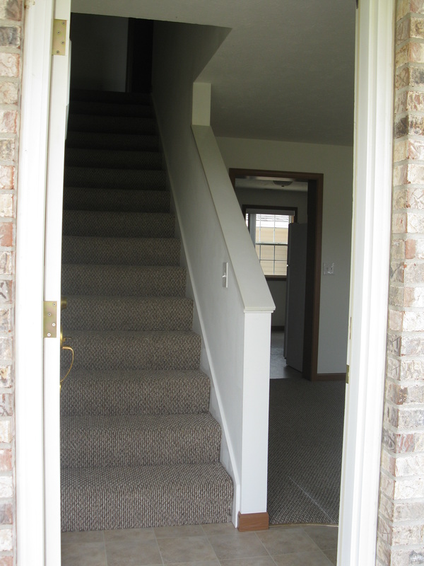 Looking in front door of 500 Place 2 bedroom Town home