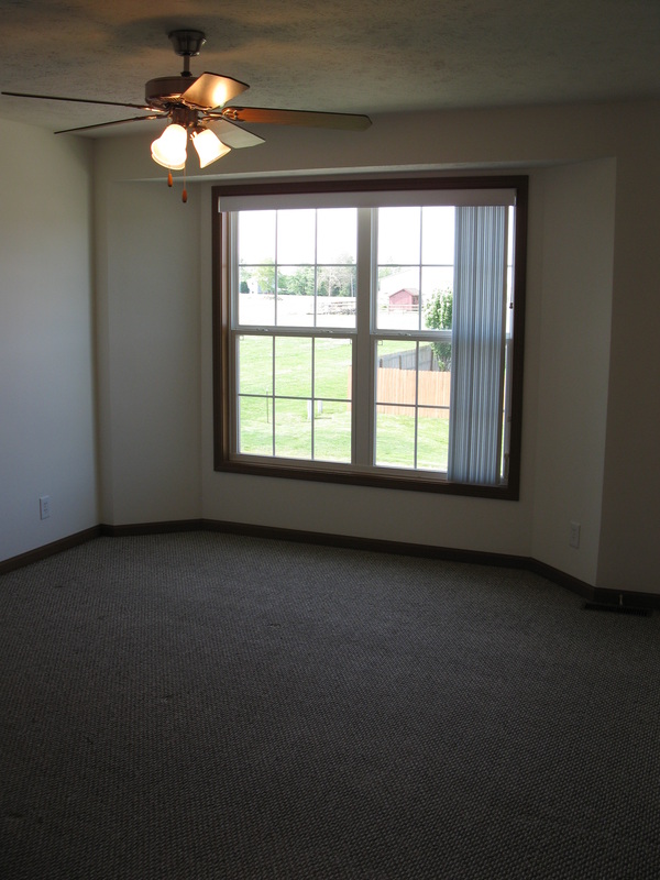 Master bedroom in 500 Place 3 bedroom town home