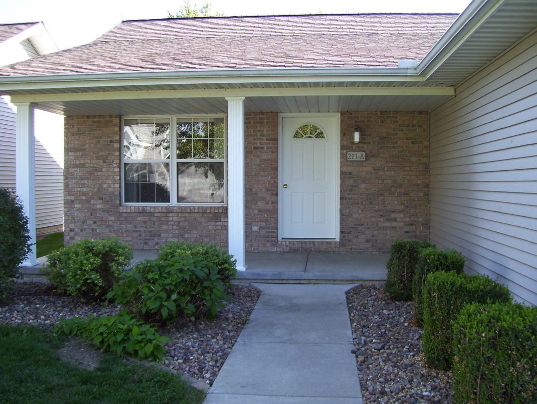 Front Door of First Avenue Duplex