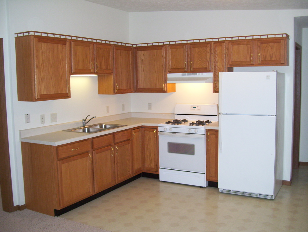 Kitchen inside of First Avenue Duplex