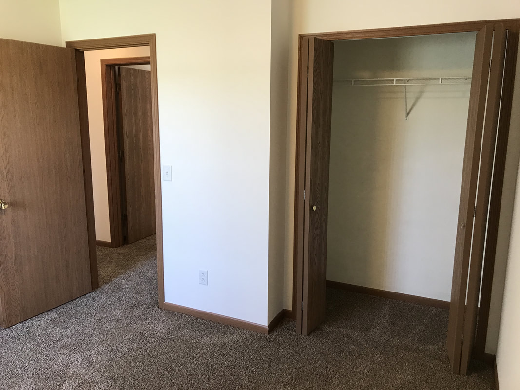 Second Bedroom closet in Parkview B Duplex