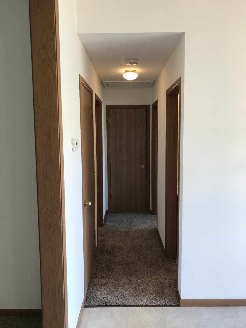 Hallway in Parkview B Duplex